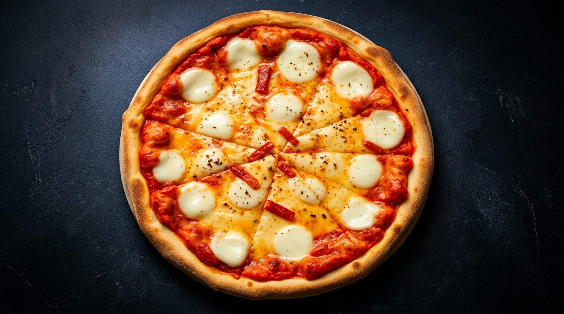 Bubbling mozzarella