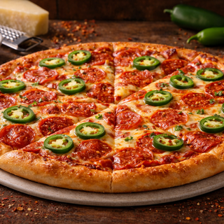 Spicy Pepperoni Pizza